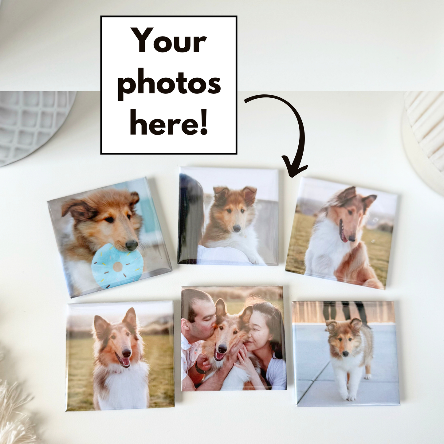 Custom Photo Magnets 2x2'' TT
