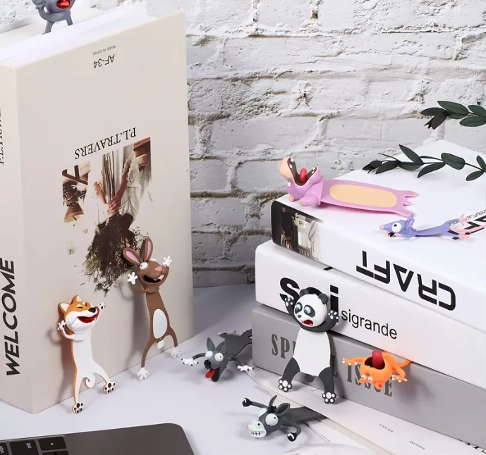 Squashed Animal Bookmarks