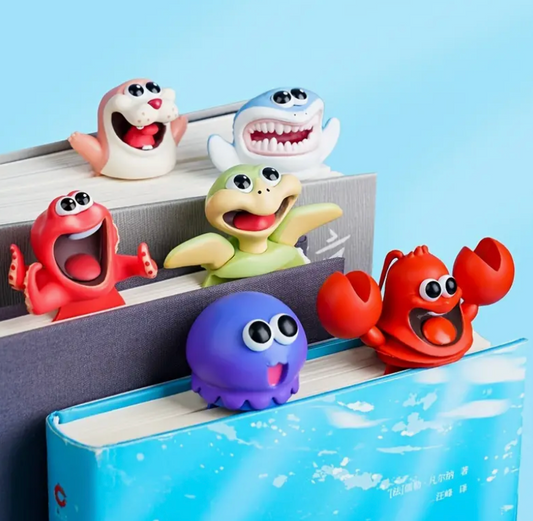 Marcapáginas de animales aplastados