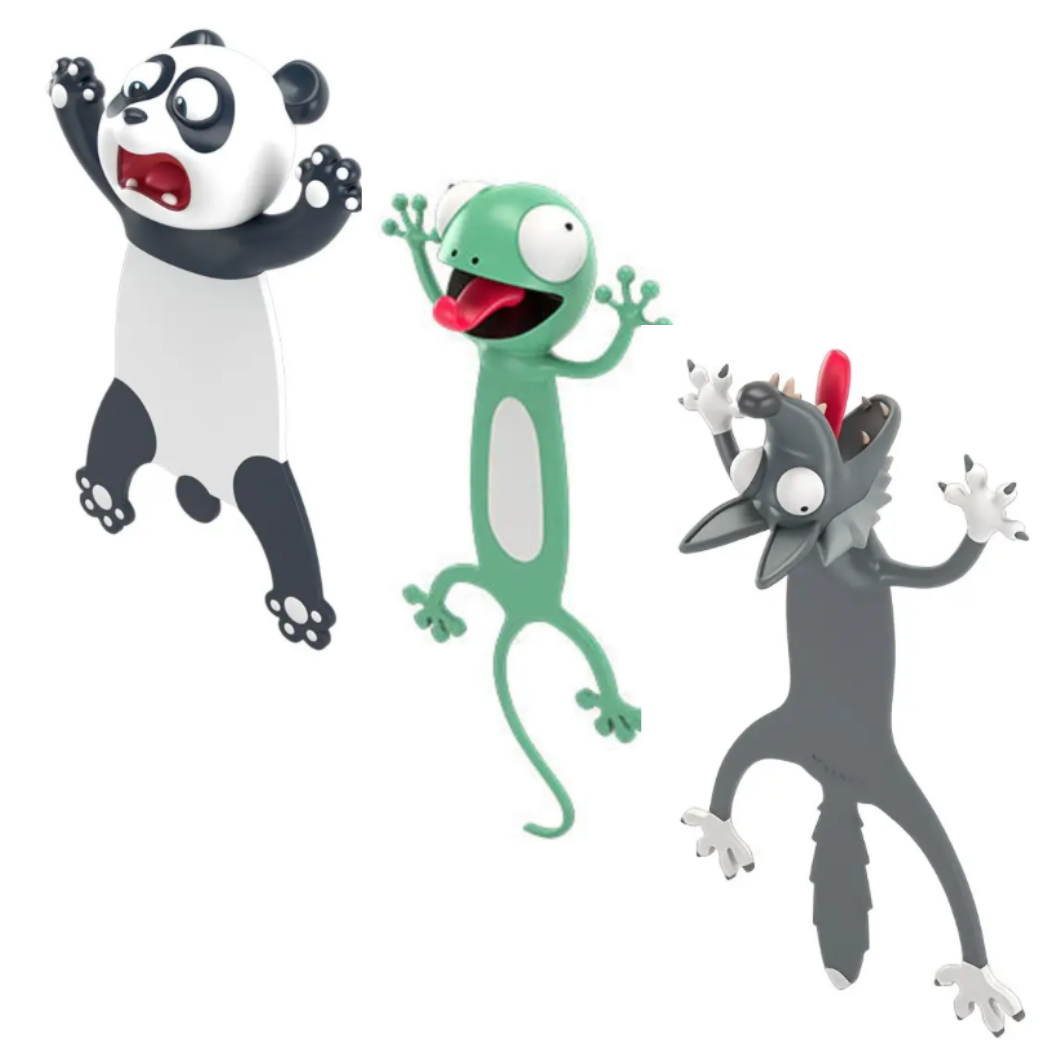 Squashed Animal Bookmarks