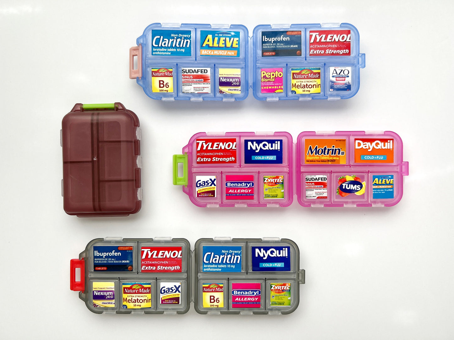 10-Slot Custom Labeled Pillbox TT