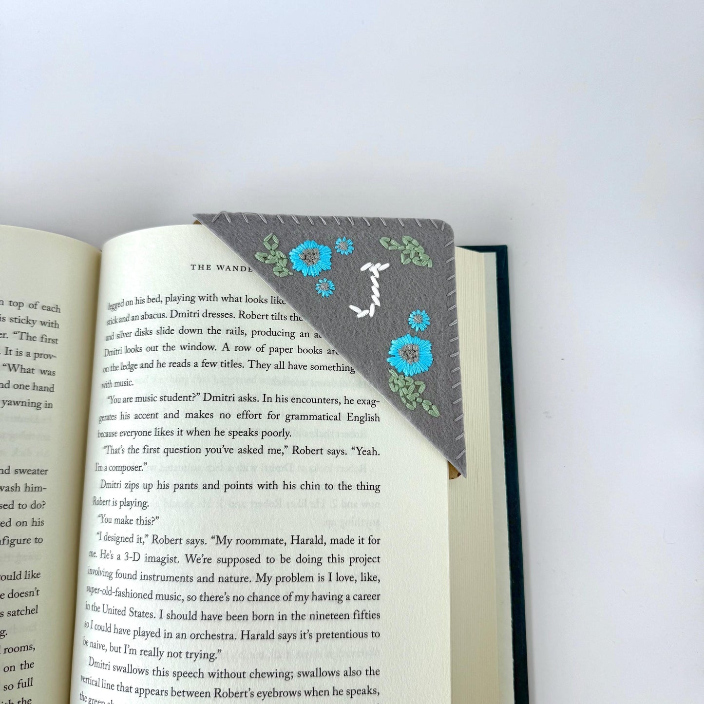 Letter Embroidered Bookmark