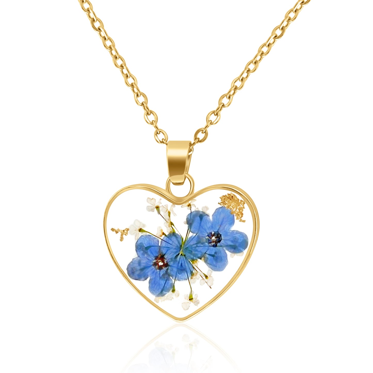 Forget Me Not Flower Necklaces & Earrings TT