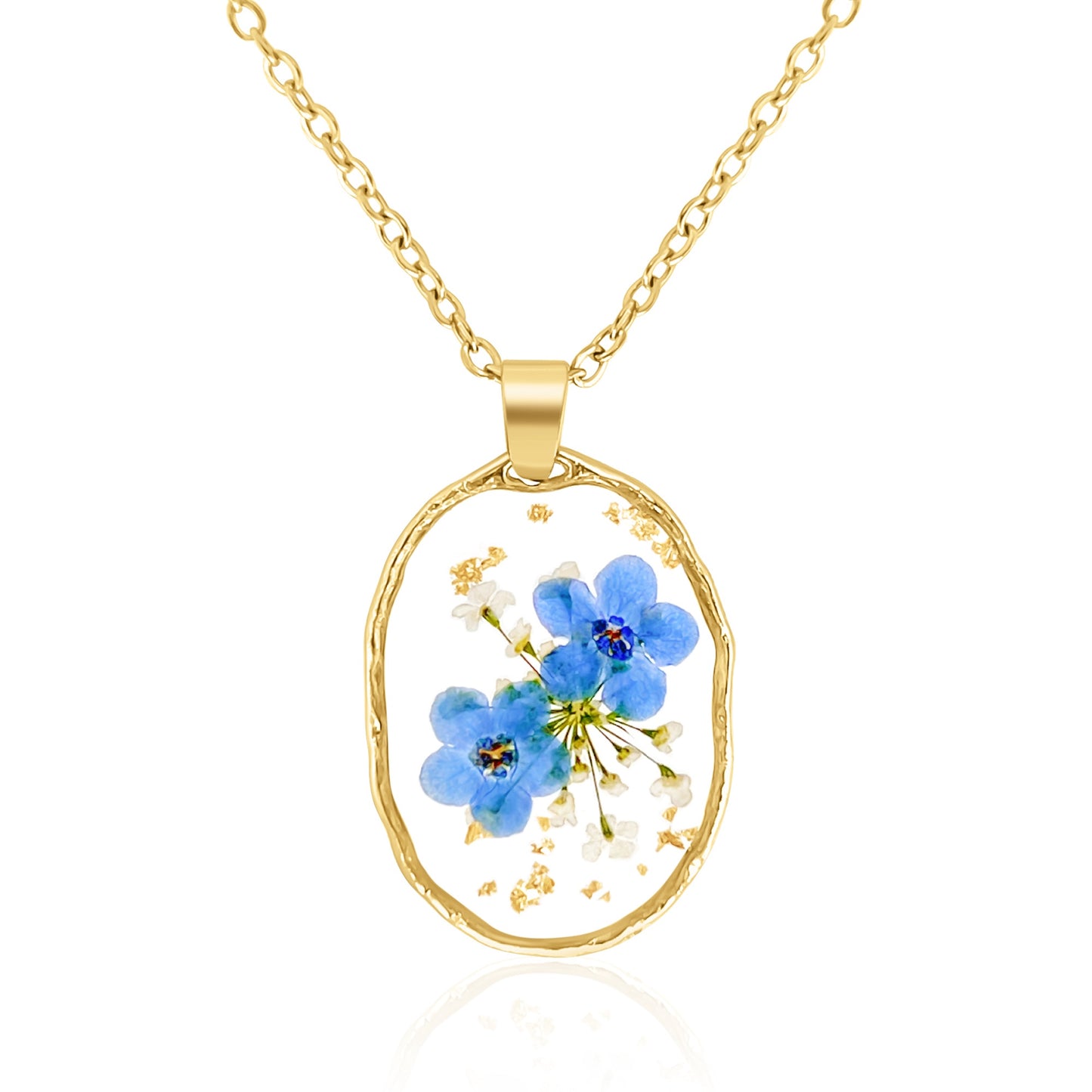 Forget Me Not Flower Necklaces & Earrings TT