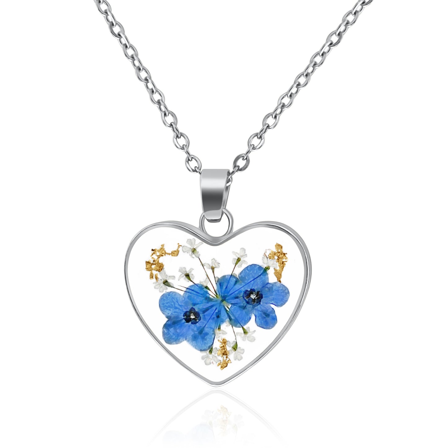 Forget Me Not Flower Necklaces & Earrings TT