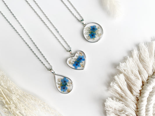 Silver Teardrop Necklace