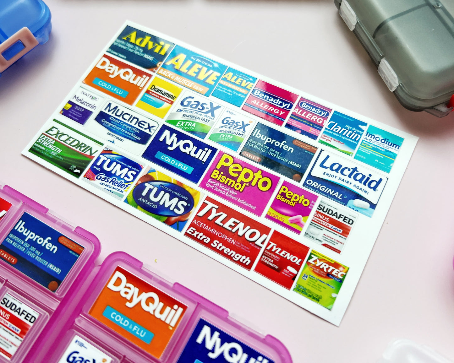 Adult Pocket Pharmacy Labels TT