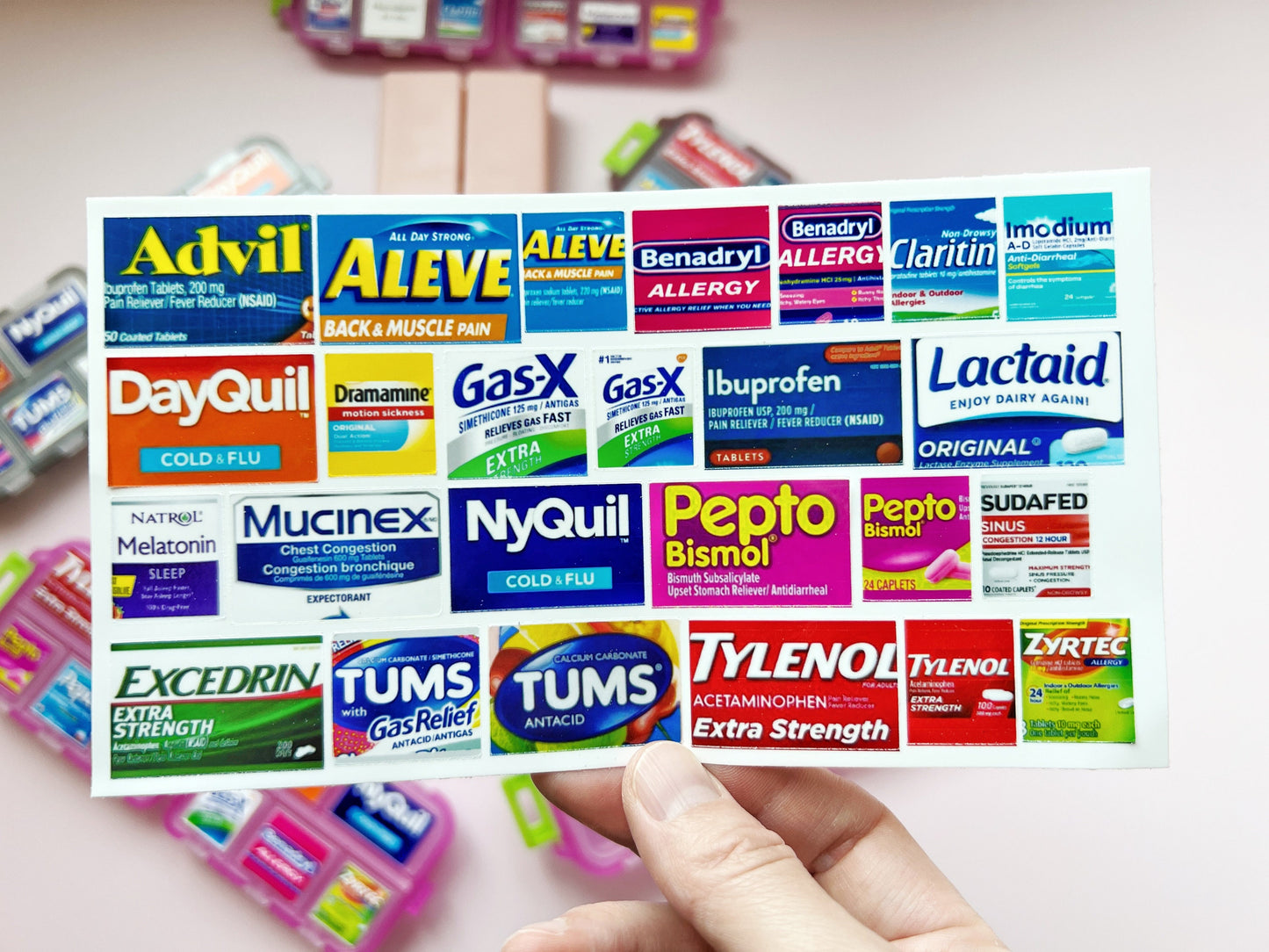 Adult Pocket Pharmacy Labels TT