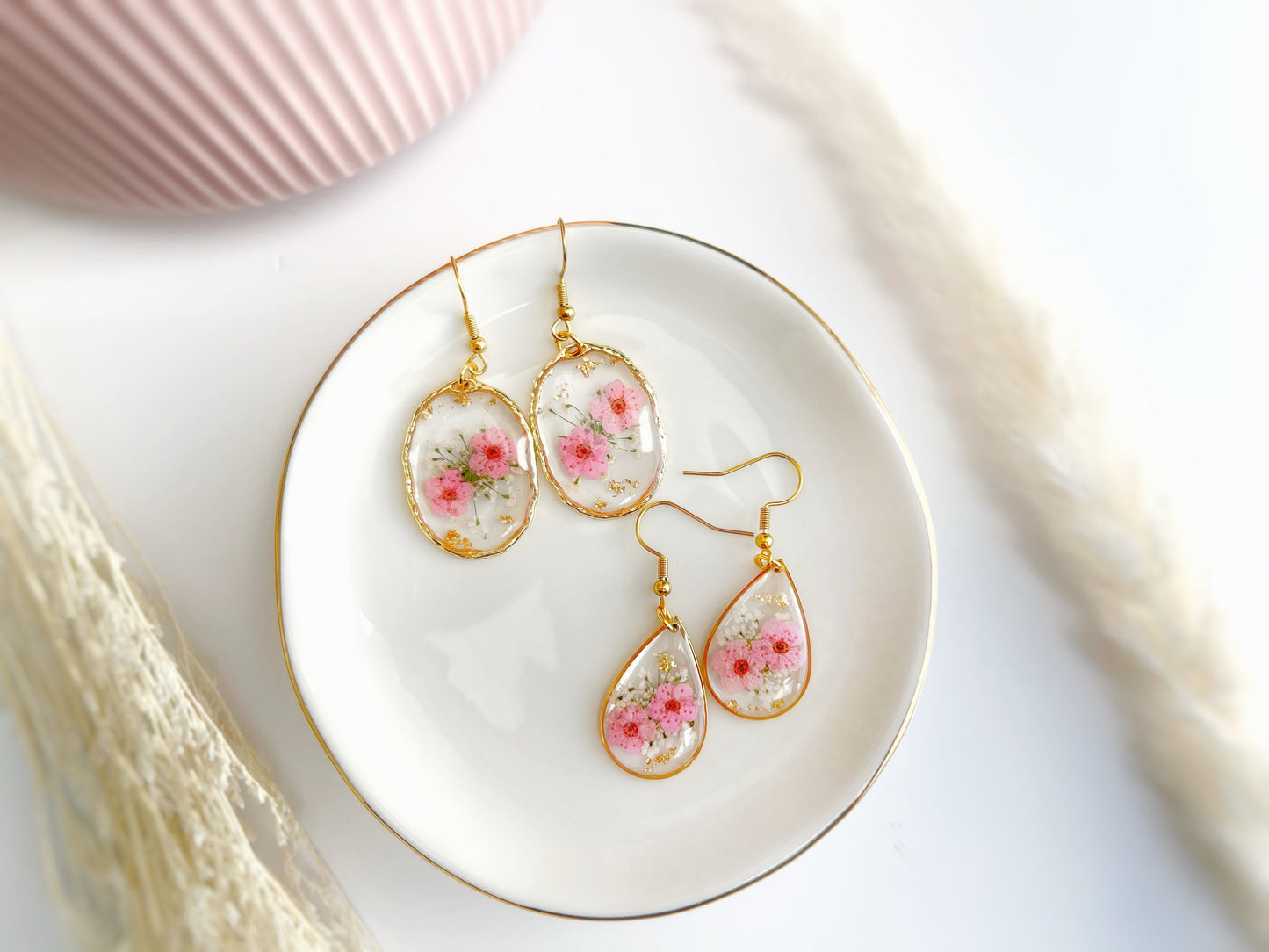 Forget Me Not Flower Necklaces & Earrings TT