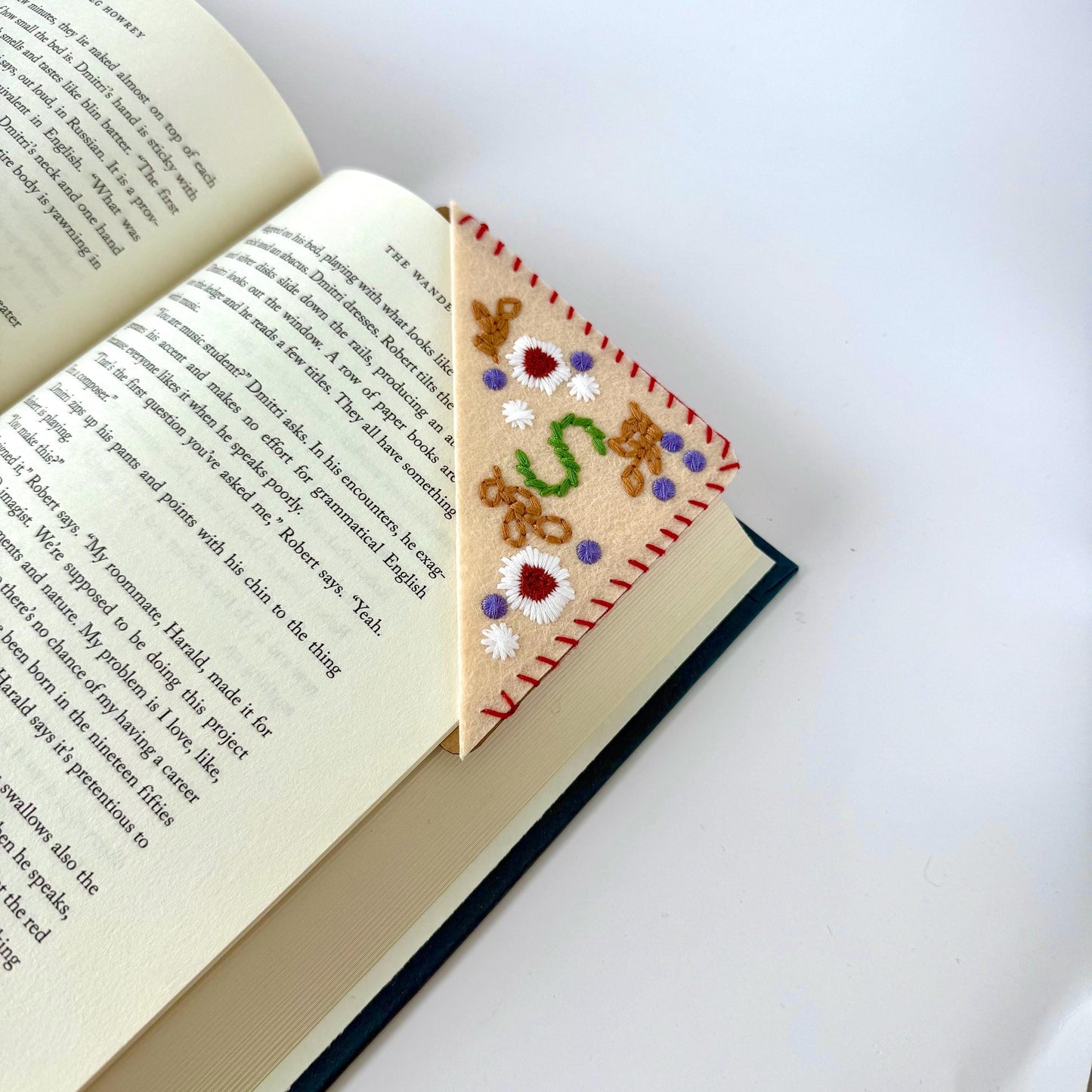 Letter Embroidered Bookmark TT